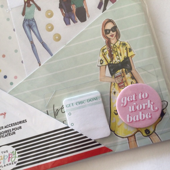 THE HAPPY PLANNER FASHION THEMED PLANNER ACCESSORY KIT NWT - Picture 6 of 10
